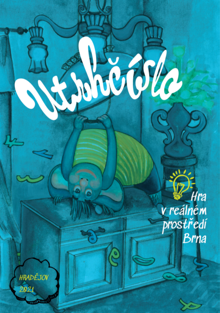 Obálka knihy s pohádkovou postavou Uthrčísla